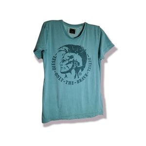 Vintage Diesel Tshirt S Teal Green